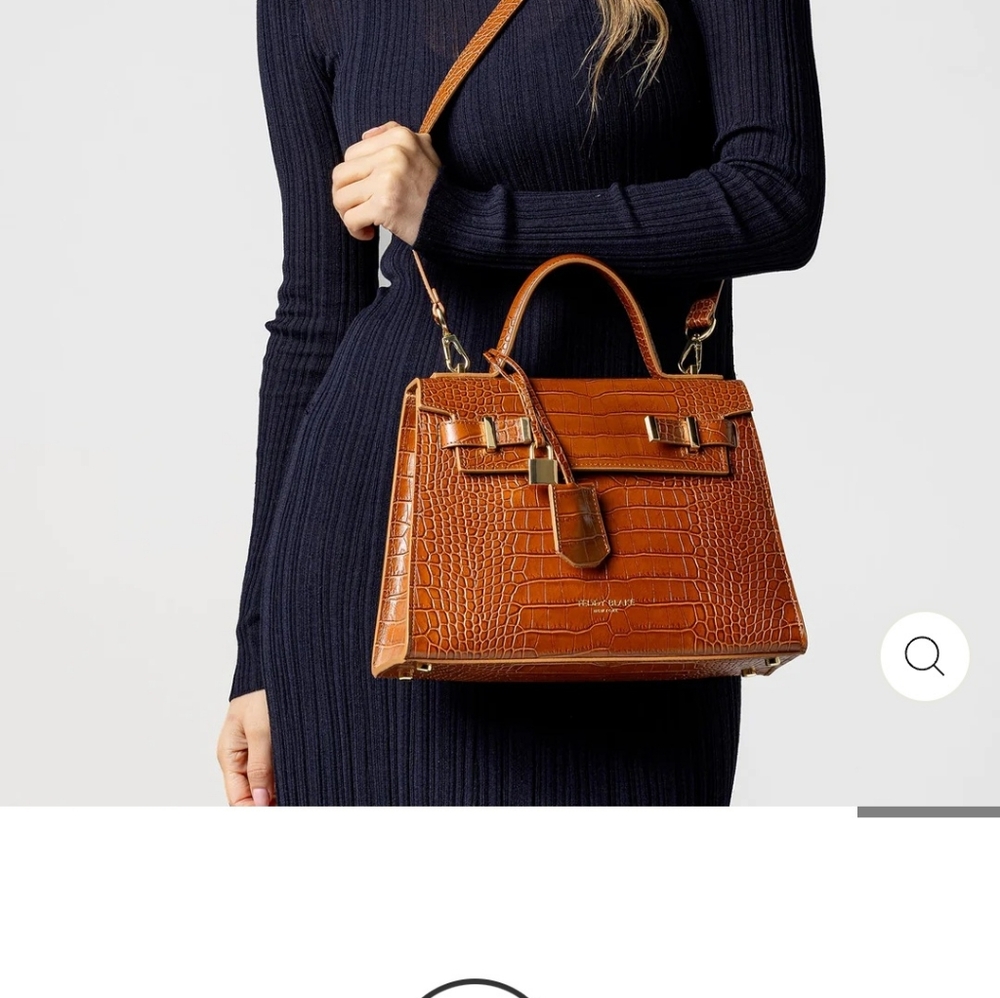 Teddy Blake Ava 11 croco Camel brown